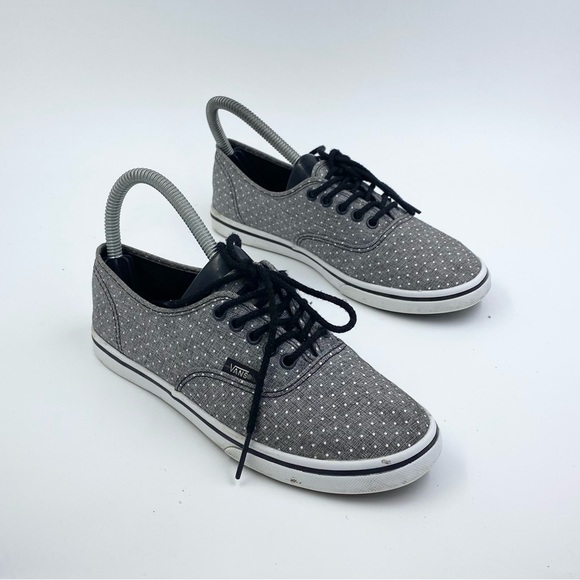 Vans poka dot gray authentic womens 6 - Picture 3 of 6
